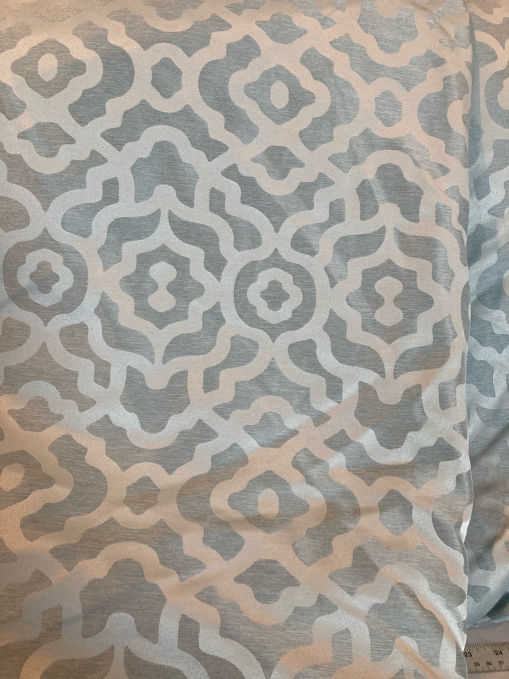 Fieldcrest Queen Light Blue Geometric Comforter with 2 Sham Covers